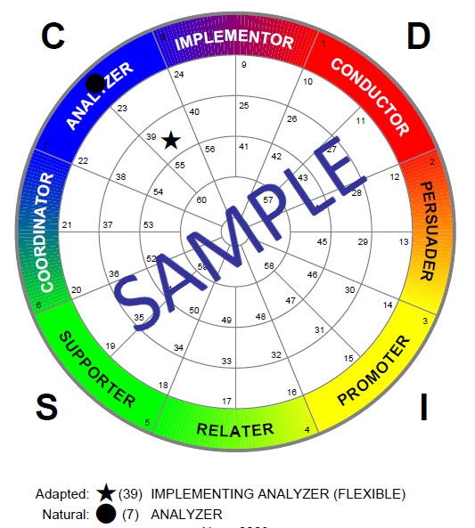 Disc Personality Chart